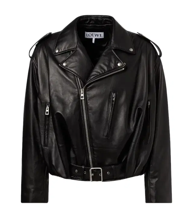 Loewe Balloon leather biker jacket