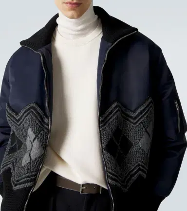 Loewe Argyle technical twill jacket | Thumbnail 3
