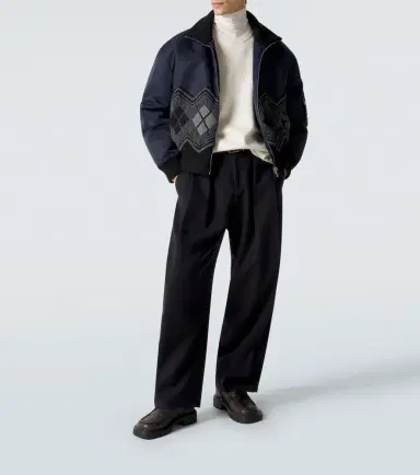 Loewe Argyle technical twill jacket | Thumbnail 6