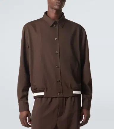 Loewe Wool gabardine blouson jacket | Thumbnail 3