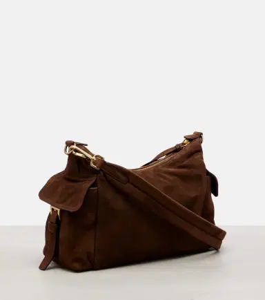 Prada Explore Large suede shoulder bag | Thumbnail 2