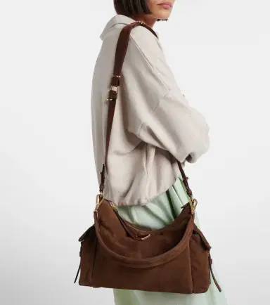 Prada Explore Large suede shoulder bag | Thumbnail 5