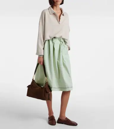 Prada Explore Large suede shoulder bag | Thumbnail 6