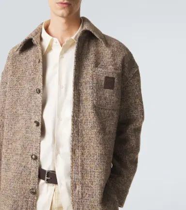 Loewe Anagram wool-blend overshirt | Thumbnail 2