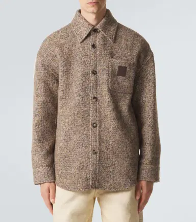 Loewe Anagram wool-blend overshirt | Thumbnail 4