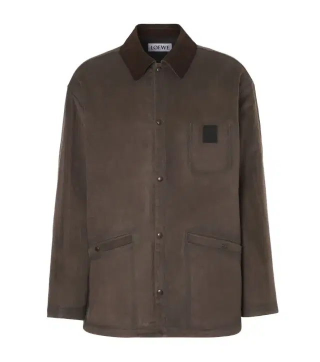 Loewe Suede-trimmed jacket