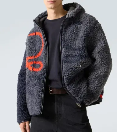 Loewe Anagram fleece jacquard jacket | Thumbnail 5