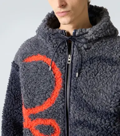 Loewe Anagram fleece jacquard jacket | Thumbnail 6