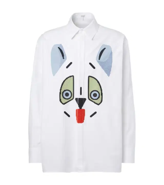 Loewe x Louis Wain cotton Oxford shirt