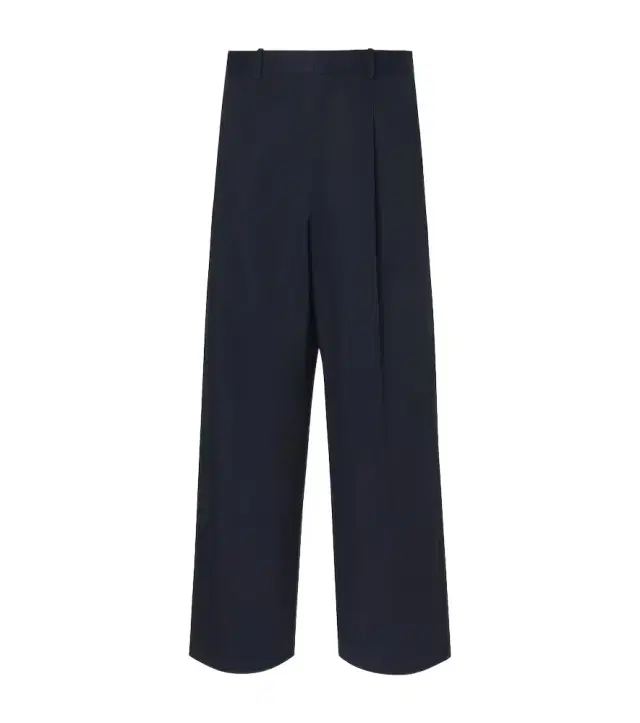 Loewe Pleated cotton gabardine wide-leg pants