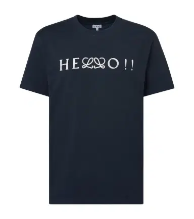 Loewe Printed cotton-blend jersey T-shirt | Thumbnail 1