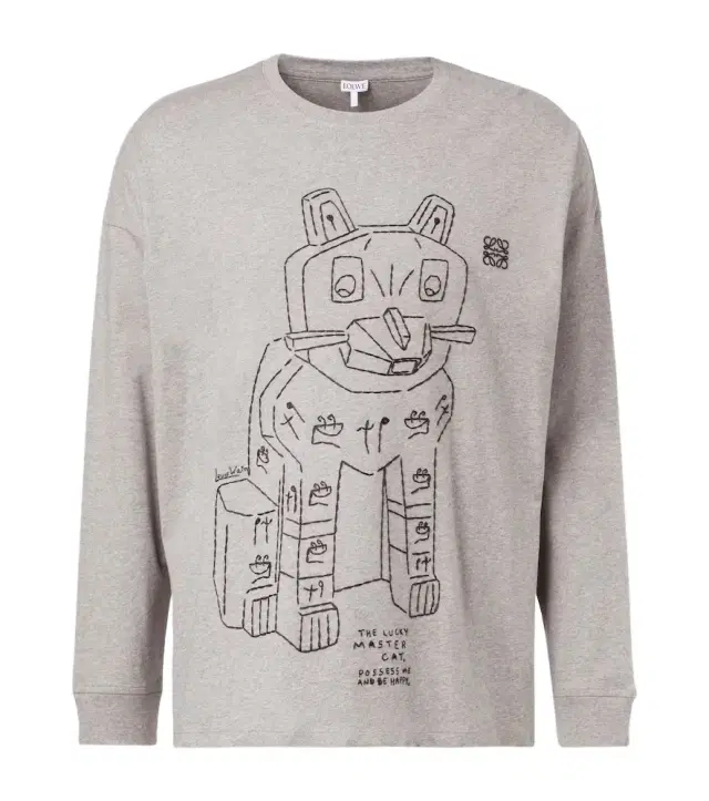 Loewe x Louis Wain embroidered cotton jersey T-shirt