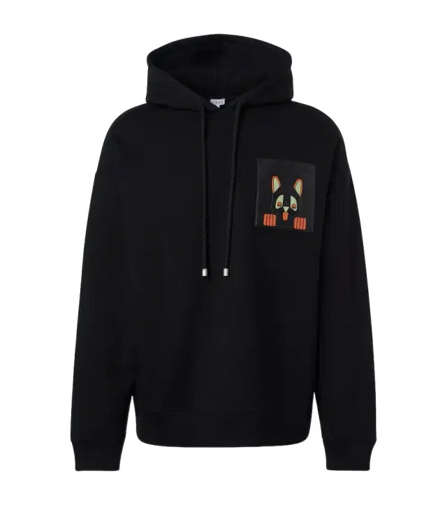 Loewe x Louis Wain cotton fleece hoodie