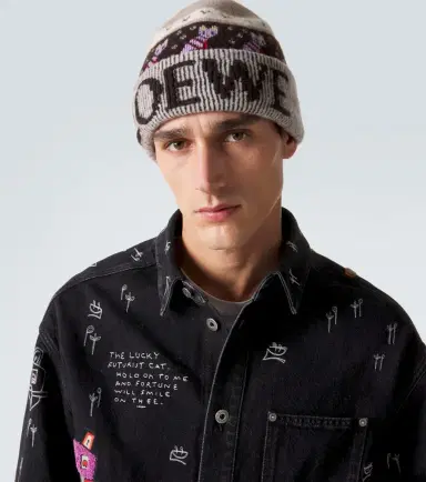 Loewe x Louis Wain wool-blend beanie | Thumbnail 3