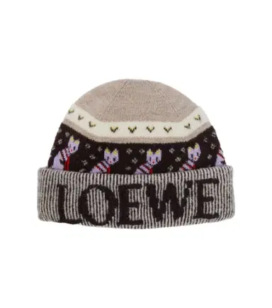 Loewe x Louis Wain wool-blend beanie | Thumbnail 1