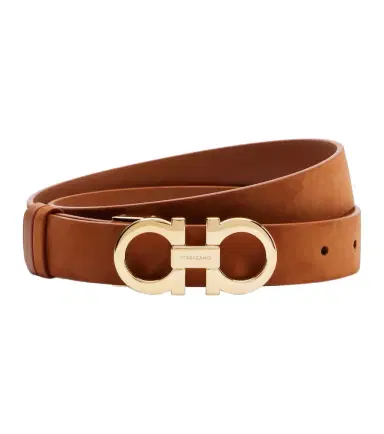 Ferragamo Gancio Mediterraneo leather belt | Thumbnail 1