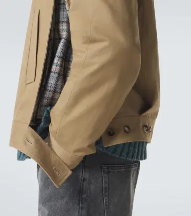 Loewe Layered cotton gabardine jacket | Thumbnail 2
