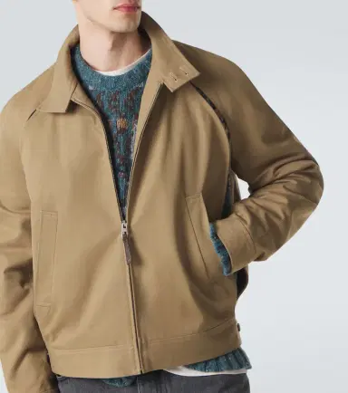Loewe Layered cotton gabardine jacket | Thumbnail 4