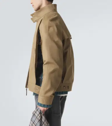 Loewe Layered cotton gabardine jacket | Thumbnail 6