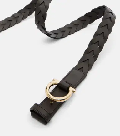 Ferragamo Gancini braided leather belt | Thumbnail 2