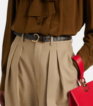 Ferragamo Gancini braided leather belt | Thumbnail 3