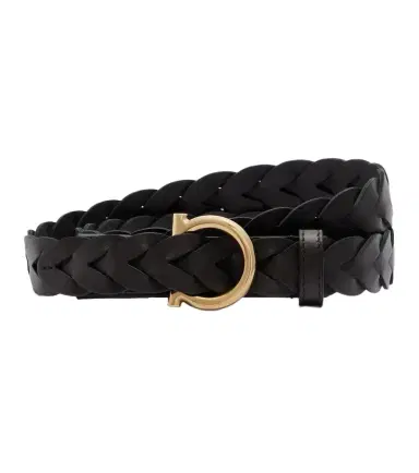 Ferragamo Gancini braided leather belt | Thumbnail 1