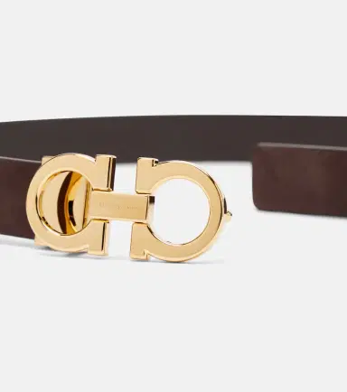 Ferragamo Gancio Mediterraneo leather belt | Thumbnail 2
