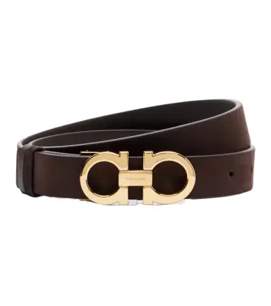 Ferragamo Gancio Mediterraneo leather belt | Thumbnail 1