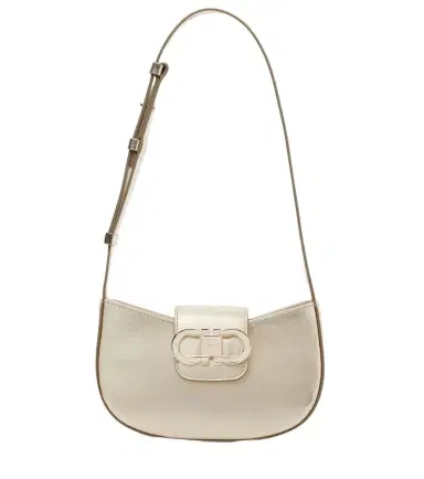 Ferragamo Gabry Mini metallic leather shoulder bag | Thumbnail 1