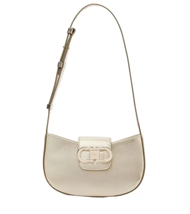 Ferragamo Gabry Mini metallic leather shoulder bag