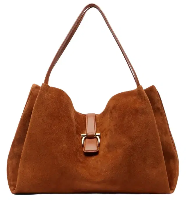 Medium suede tote bag