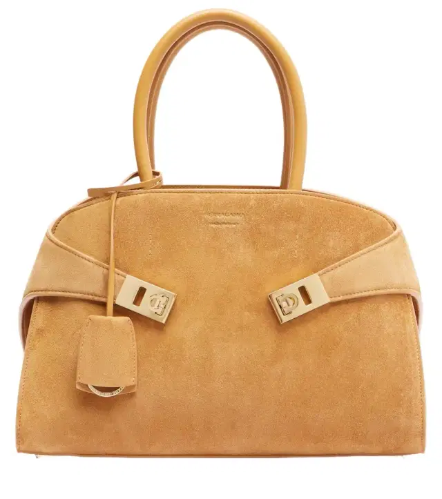 Hug Medium suede tote bag Hug Medium suede tote bag