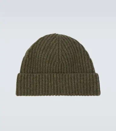 Loewe Logo ribbed-knit cashmere beanie | Thumbnail 2 Loewe Logo ribbed-knit cashmere beanie | Thumbnail 2
