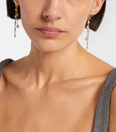 Ferragamo Gancini embellished drop earrings | Thumbnail 5