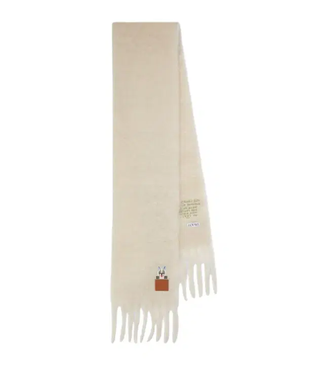 Loewe x Louis Wain mohair and wool-blend scarf