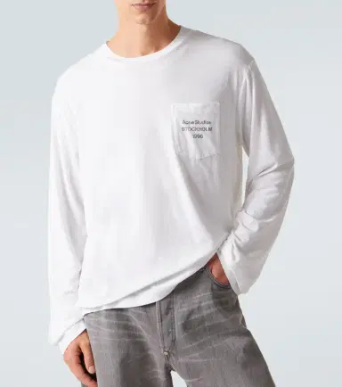 Acne Studios Logo cotton-blend T-shirt | Thumbnail 5