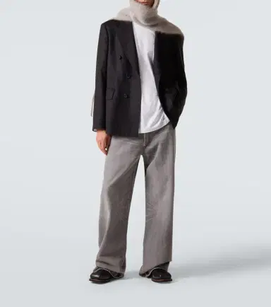 Acne Studios Logo cotton-blend T-shirt | Thumbnail 6