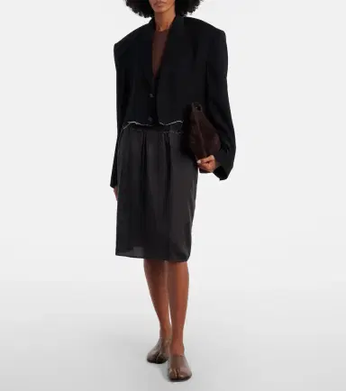 Maison Margiela Paneled midi skirt | Thumbnail 4