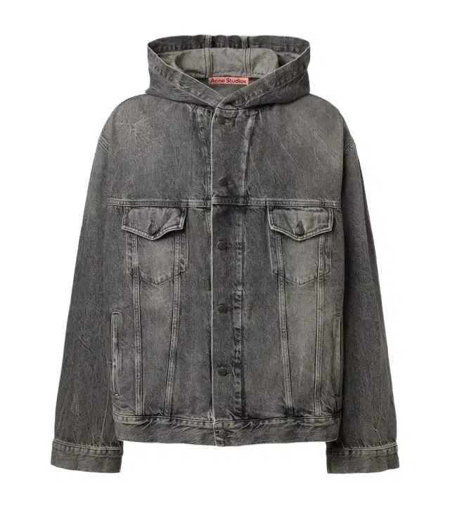 Faded denim jacket