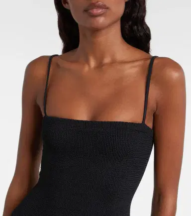 Hunza G Hybrid plissé maxi dress | Thumbnail 3