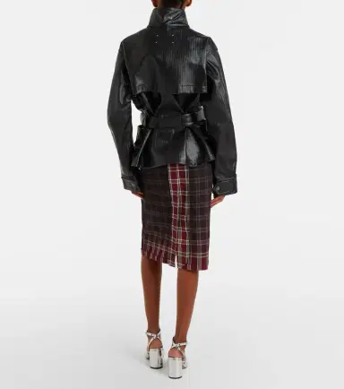 Maison Margiela Checked pencil skirt | Thumbnail 2