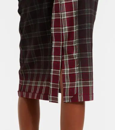 Maison Margiela Checked pencil skirt | Thumbnail 4