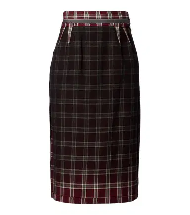 Maison Margiela Checked pencil skirt | Thumbnail 1