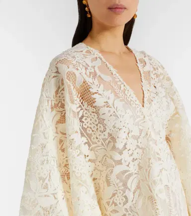 Oscar de la Renta Guipure lace kaftan | Thumbnail 5