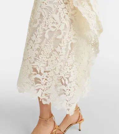 Oscar de la Renta Guipure lace kaftan | Thumbnail 6