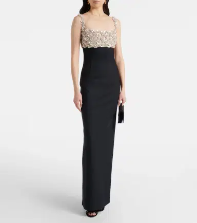 Oscar de la Renta Embroidered bustier gown | Thumbnail 2 Oscar de la Renta Embroidered bustier gown | Thumbnail 2