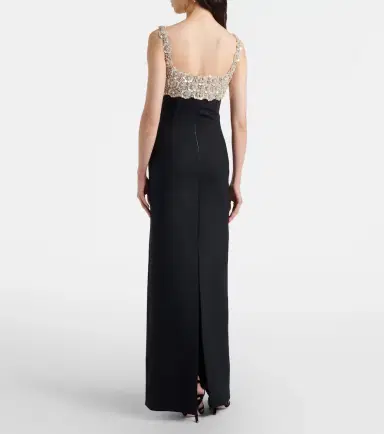 Oscar de la Renta Embroidered bustier gown | Thumbnail 4 Oscar de la Renta Embroidered bustier gown | Thumbnail 4