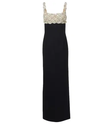 Oscar de la Renta Embroidered bustier gown | Thumbnail 1 Oscar de la Renta Embroidered bustier gown | Thumbnail 1