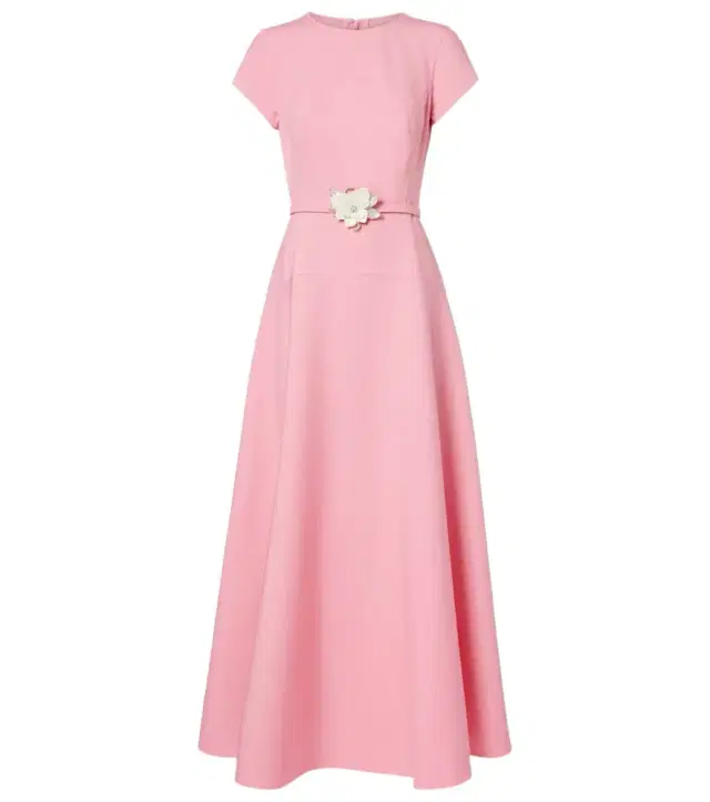 Wool-blend maxi dress