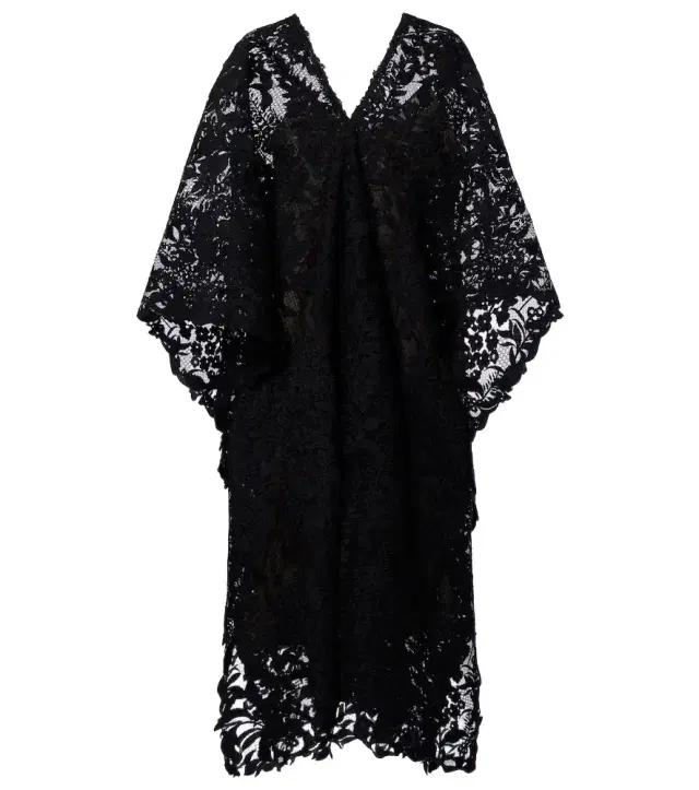 Oscar de la Renta Guipure lace kaftan